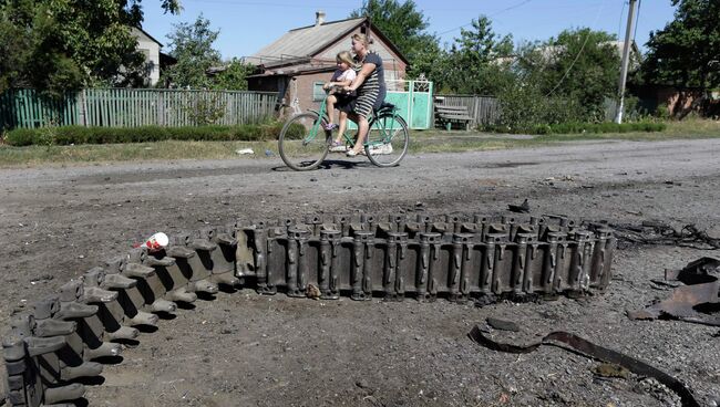 Ситуация в окрестностях Иловайска