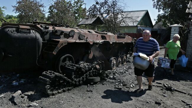 Ситуация в окрестностях Иловайска. Архивное фото