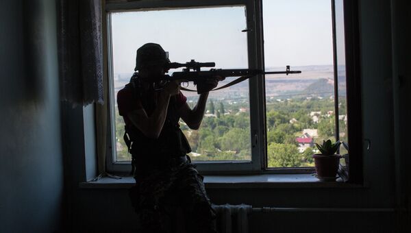 Бои в Донецкой области, архивное фото
