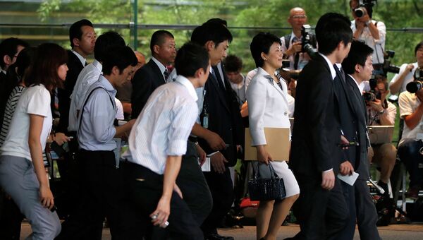 Новый министр по вопросам гендерного равноправия Японии Харуко Аримура