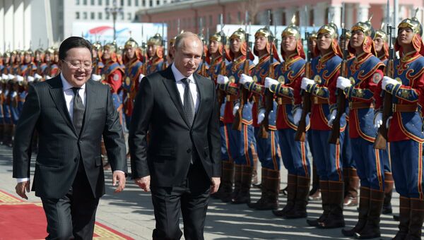 Рабочий визит В.Путина в Монголию. Архивное фото