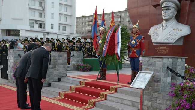 Рабочий визит В.Путина в Монголию