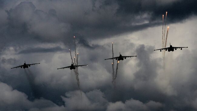 Штурмовики Су-25 Грач. Архивное фото