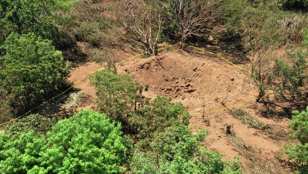На месте падения метеорита в Никарагуа
