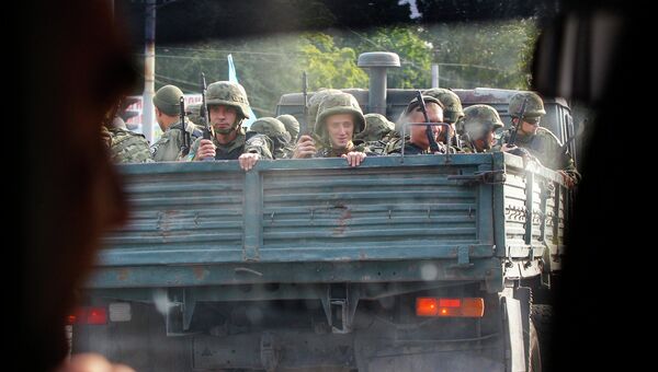 Украинские военные в Мариуполе. Архивное фото