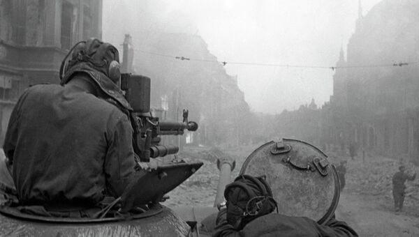 Бои на улицах города Данцига. Архивное фото