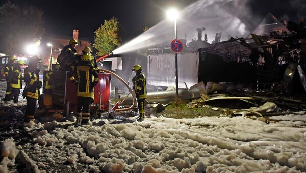 Взрыв прогремел на химическом заводе Organo-Fluid, коммуна Риттерхуд. Германия