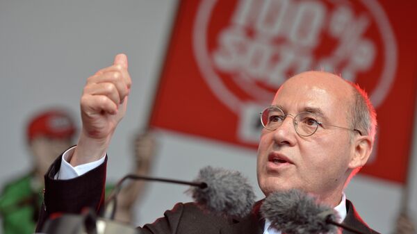 Грегор Гизи, глава фракции левых в бундестаге