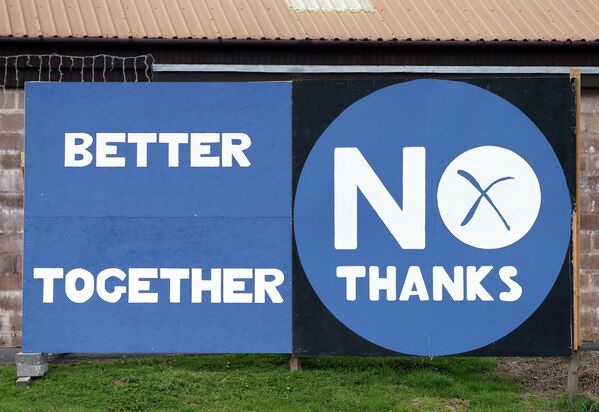 Плакаты сторонников единства Шотландии