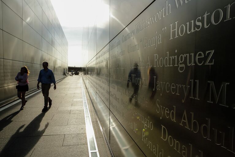 Мемориал жертв терактов 11 сентября в Liberty State Park, Нью-Джерси, США