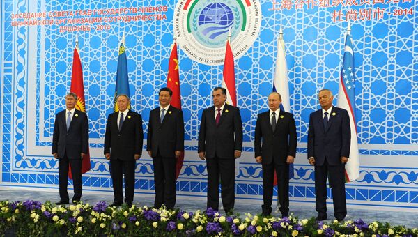 Владимир Путин принимает участие в саммите ШОС в Душанбе. Архивное фото