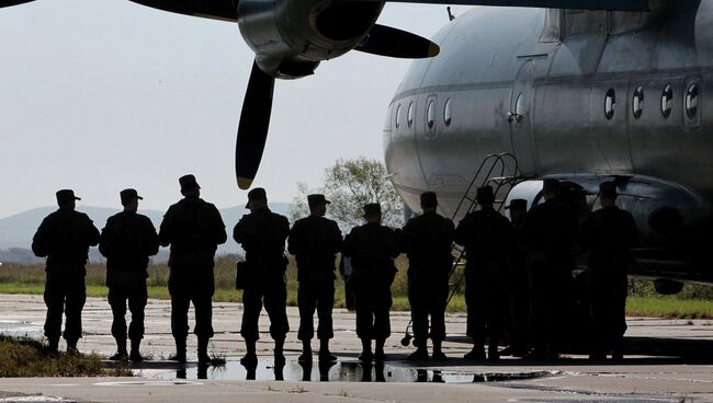 Командиры подразделений бригады Воздушно-десантных войск Восточного военного округа. Архивное фото