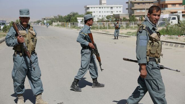 Афганская полиция. Архивное фото