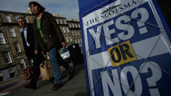 Эдинбург перед референдумом о независимости Шотландии. Архивное фото