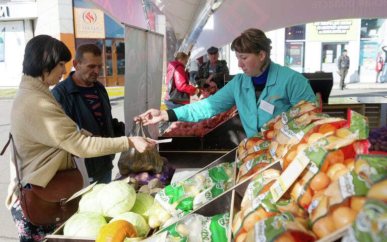 Мэр Москвы посетил региональную ярмарку Рязанской области в Юго-Восточном округе Москвы