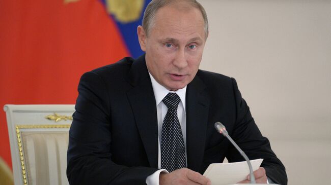 Президент России Владимир Путин. Архивное фото
