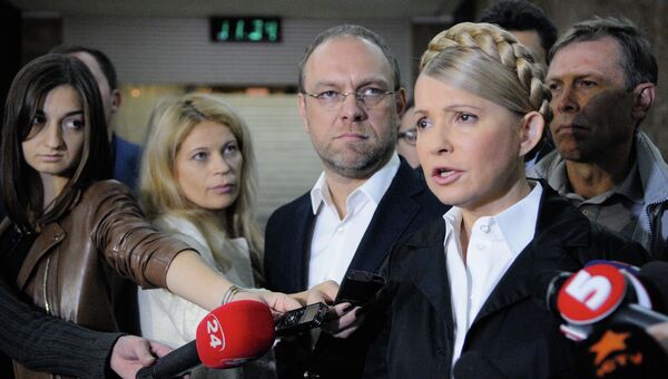 Лидер партии Батькивщина Юлия Тимошенко. Архивное фото.