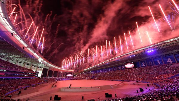 Церемония открытия 17-х Азиатских игр в Южной Корее. Архивное фото