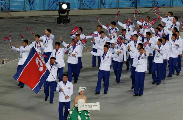 17-ые Азиатские игры в Южной Корее. Делегация из Северной Кореи