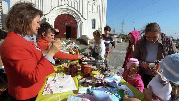 Благотворительная ярмарка Осенины в храме Покрова Пресвятой Богородицы в Ясенево