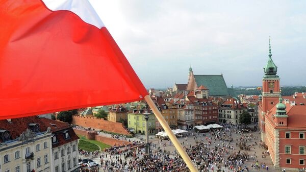 Вид на Варшаву. Польша. Архивное фото
