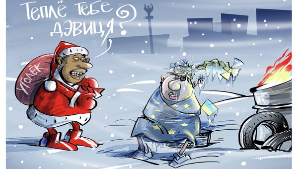 Украина зима