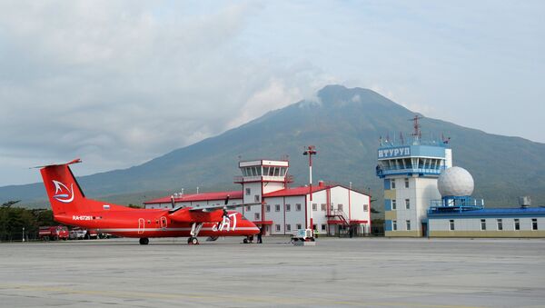 Аэропорт на острове Итуруп. Архивное фото