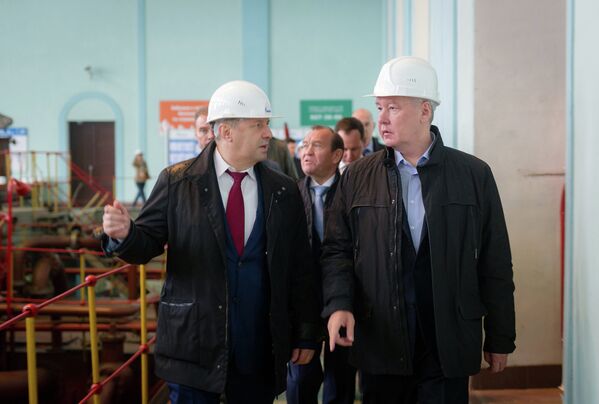 Сергей Собянин посетил ТЭЦ-12 ОАО Мосэнерго