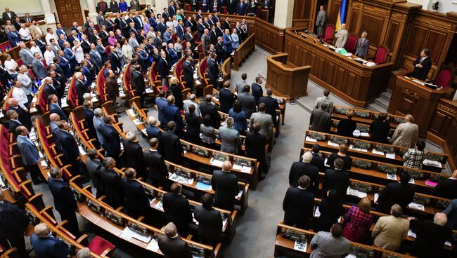 Заседание Верховной Рады Украины. Архивное фото