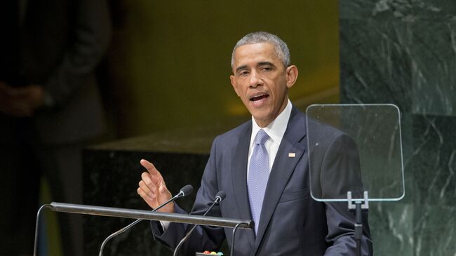 Барак Обама на трибуне ГА ООН