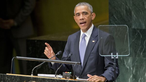 Барак Обама на трибуне ГА ООН