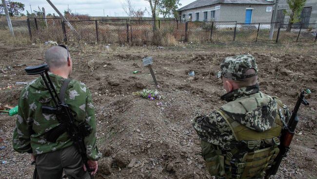 Братская могила возле села Нижняя Крынка