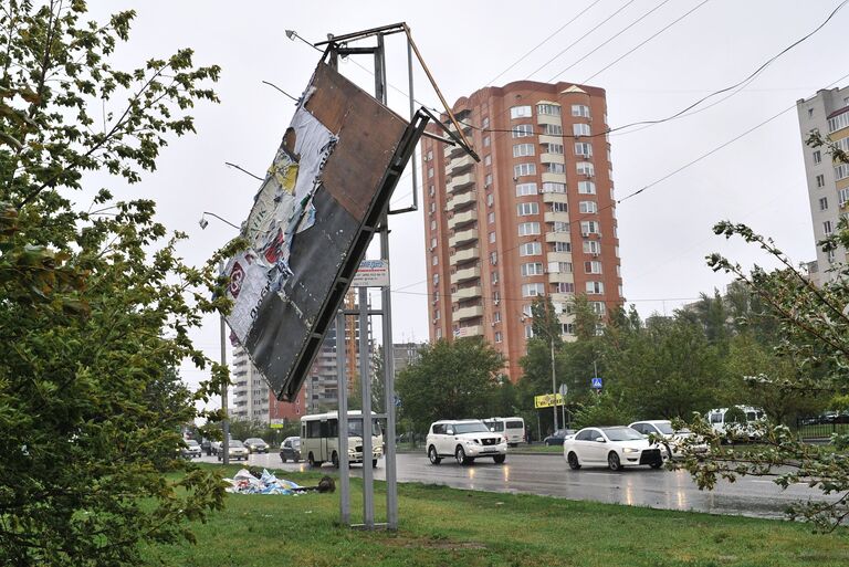 Последствия урагана в Ростовской области