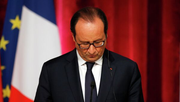 Президент Франции Франсуа Олланд. Архивное фото.