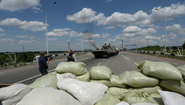 Ситуация на востоке Украины, архивное фото