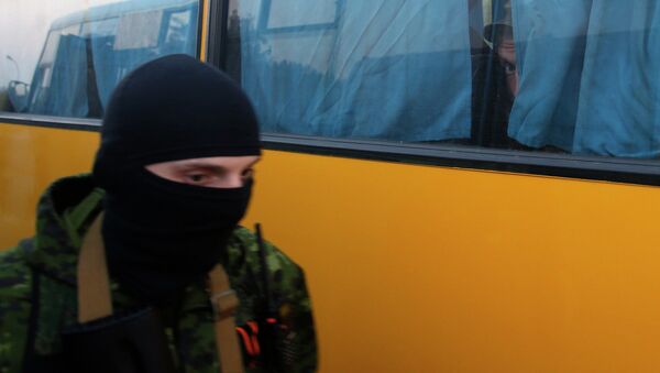 Обмен пленными возле города Донецк, архивное фото