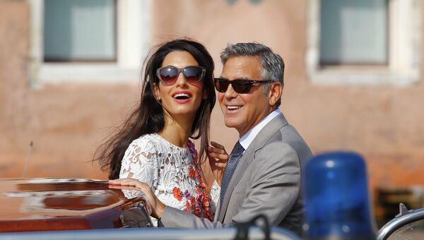 Свадьба Джорджа Клуни и Амаль Аламуддин в Венеции