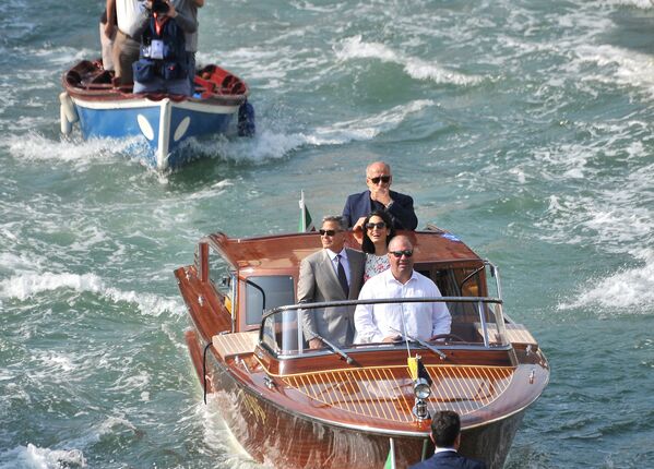 Свадьба Джорджа Клуни и Амаль Аламуддин в Венеции
