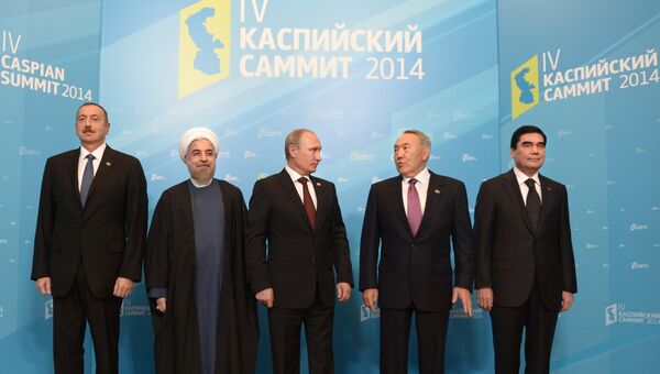 Участники четвертого Каспийского саммита