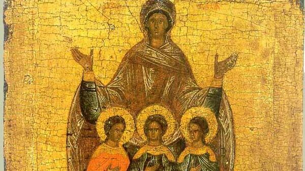 Купить икону святые Вера, Надежда, Любовь и мать их София