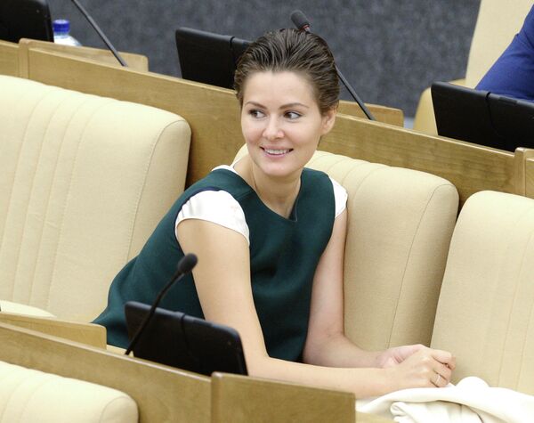 Мария Кожевникова на пленарном заседании Госдумы РФ