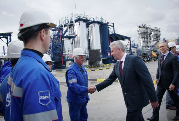 Посещение Собяниным ОАО Газпромнефть — Московский НПЗ
