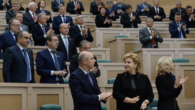 Заседание Совета Федерации РФ. Архивное фото