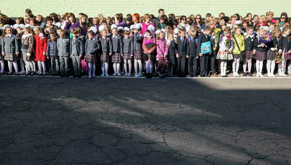 Начало учебного года в Макеевке, Донецкой области