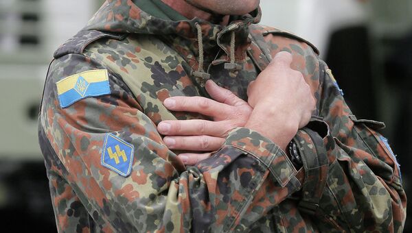 Доброволец украинской армии, архивное фото