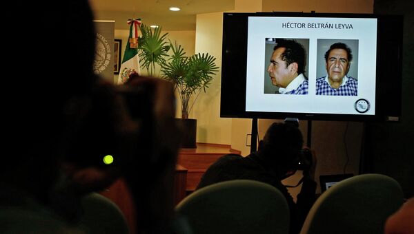 Наркобарон Эктор Бельтран Лейва, задержанный властями Мексики