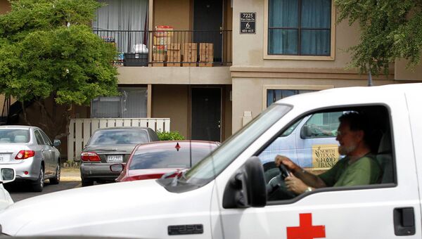 Дом в Далласе, где проживал заболевший лихорадкой Эбола либериец Томас Эрик Дункан