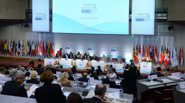 Сессия Парламентской ассамблеи Организации по безопасности и сотрудничеству в Европе (ОБСЕ) в Женеве