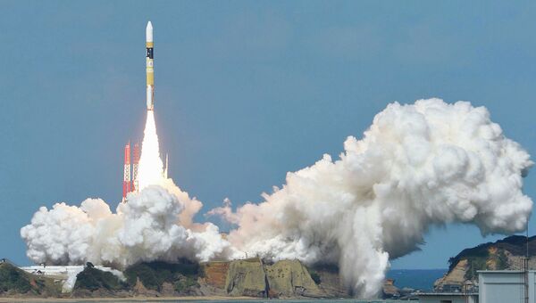 Ракета Н2А. Японский метеоспутник Химавари-8. Япония, 7 октября 2014