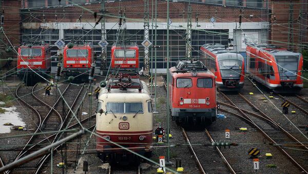 Локомотивы Deutsche Bahn. Архивное фото